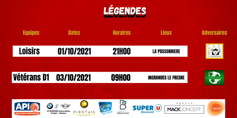 Agenda du Week-End !