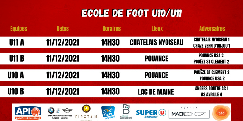 Agenda du Week-End !