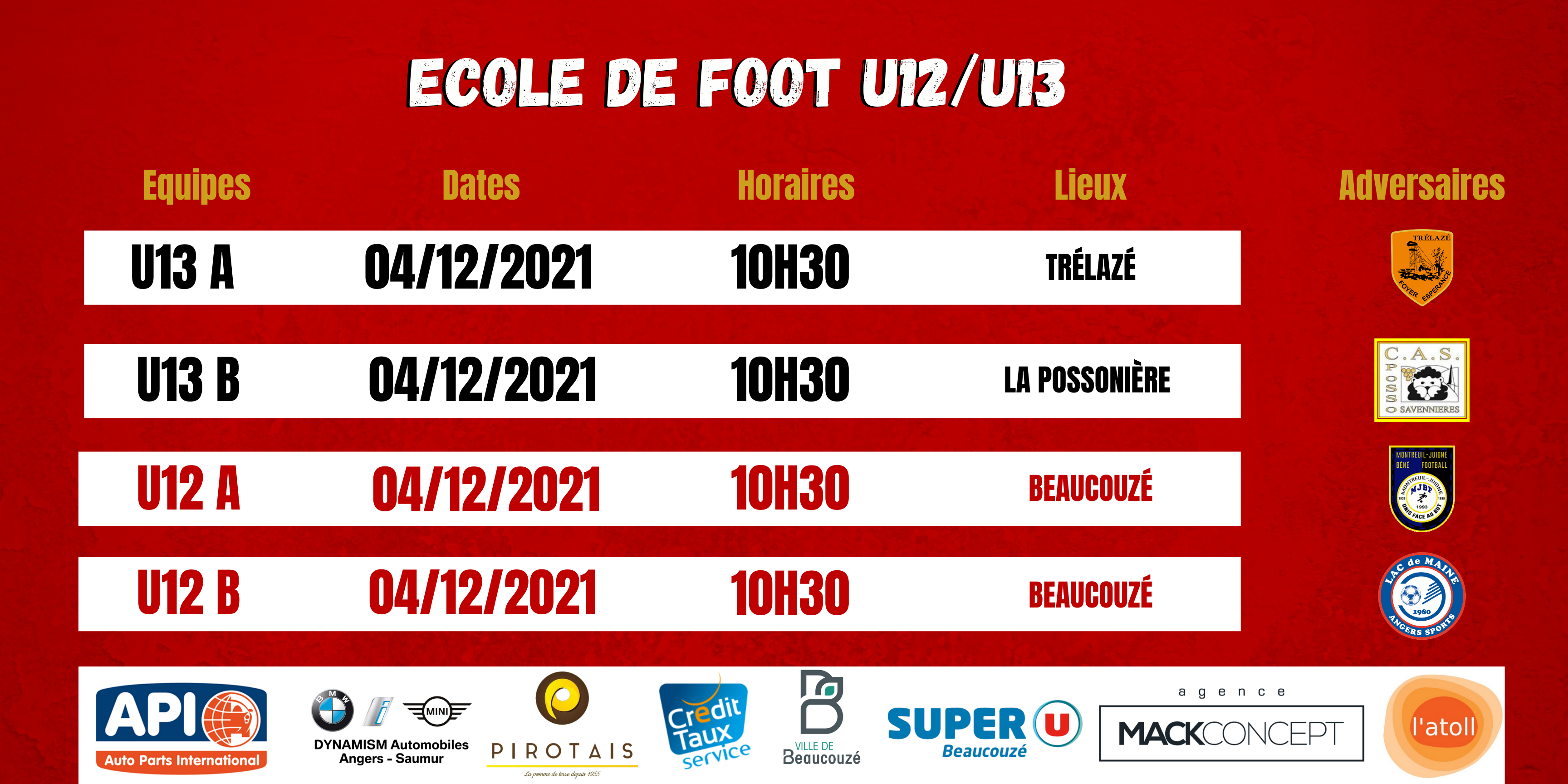 Agenda du Week-End !