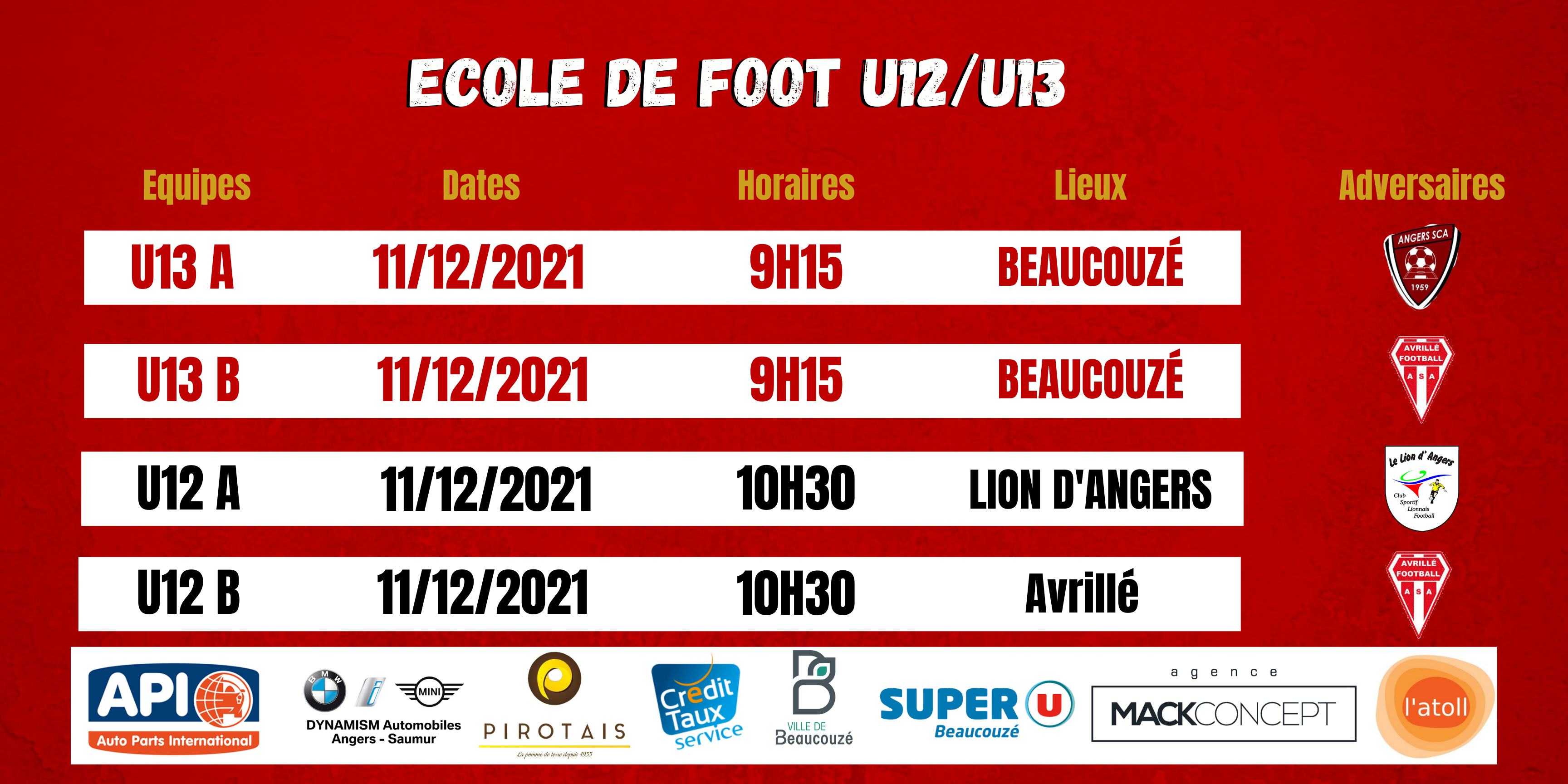 Agenda du Week-End !