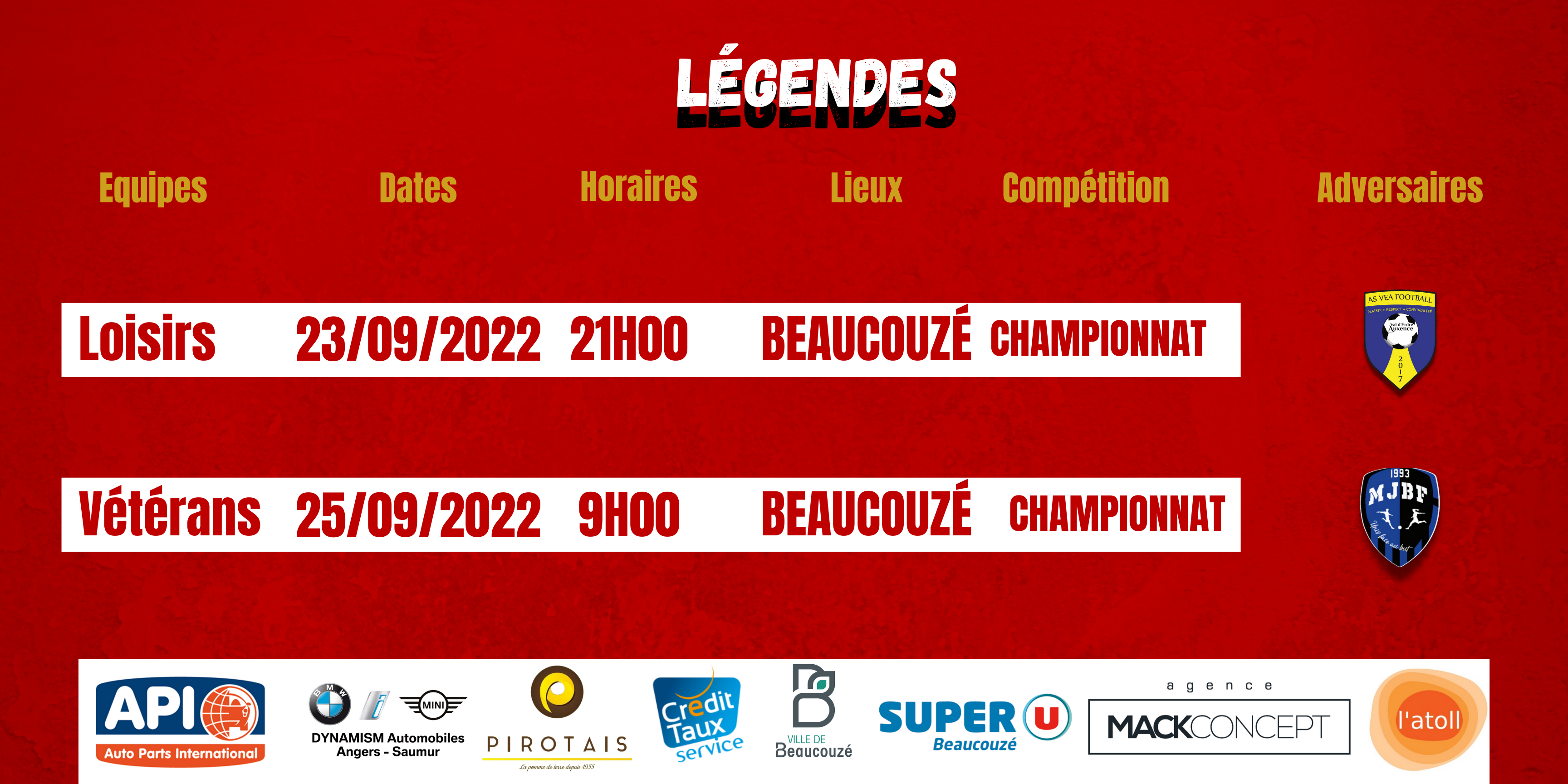 Agenda du week-end