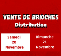 Distribution des Brioches au Club House du Sporting !