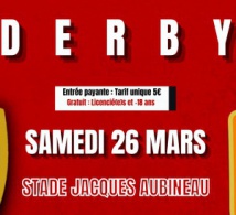 Tous à Aubineau pour le Derby !