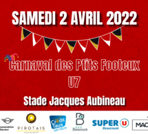 Carnaval des Ptits Footeux à Beaucouzé ce samedi 2 avril 2022 !