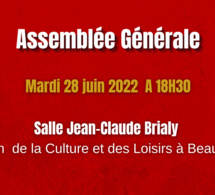 Assemblée Générale, mardi 28 juin 2022