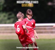 Ouverture des Inscriptions Stage Ecole de Foot